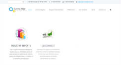 Desktop Screenshot of cuttingedgeinfo.com